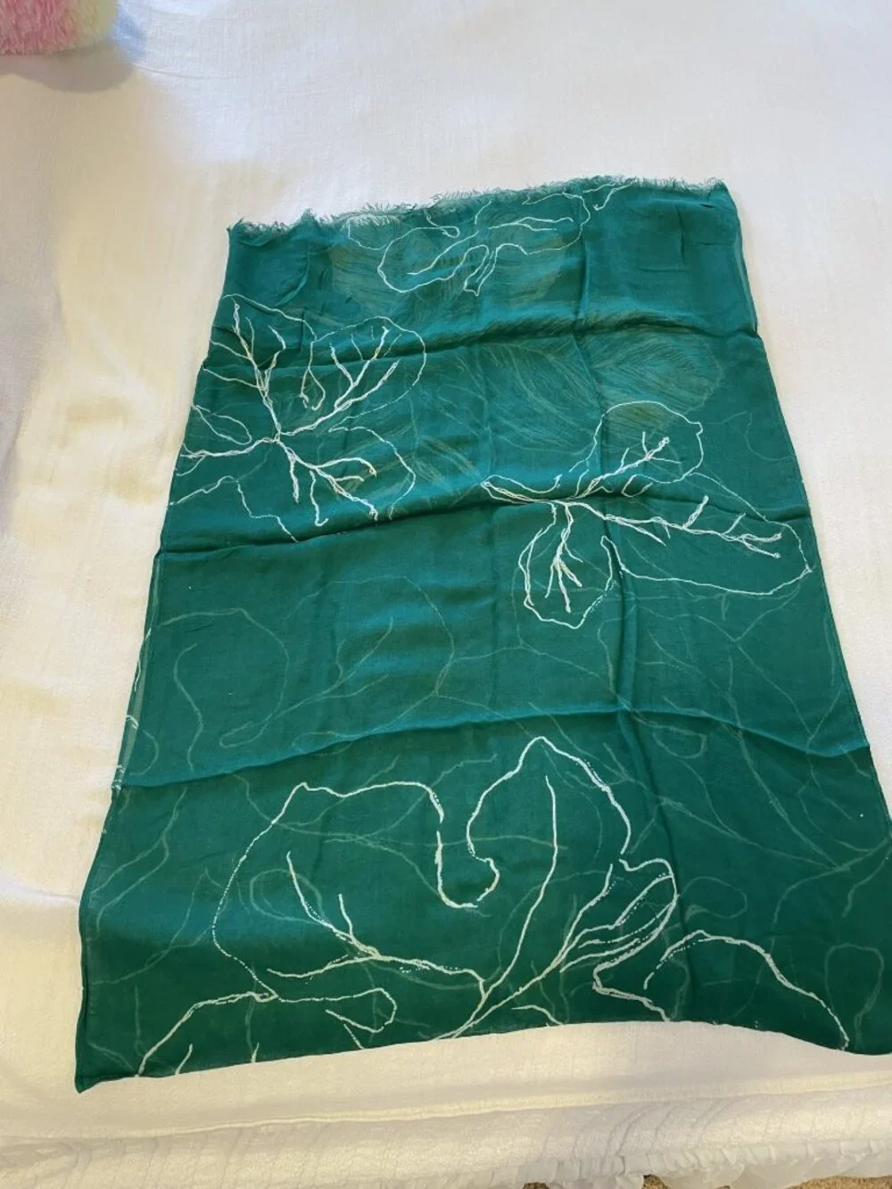 Coldwater Creek Big Leaf Scarf